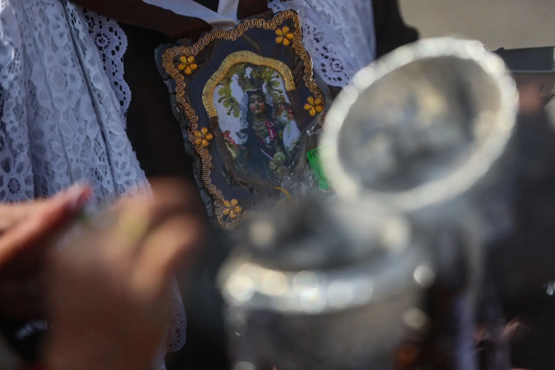 La presidenta de la república, Dina Boluarte, participa  en el homenaje a la Virgen del Carmen, cuya procesión llegó hasta la Plaza de Armas de Lima.
Foto: ANDINA/Prensa Presidencia