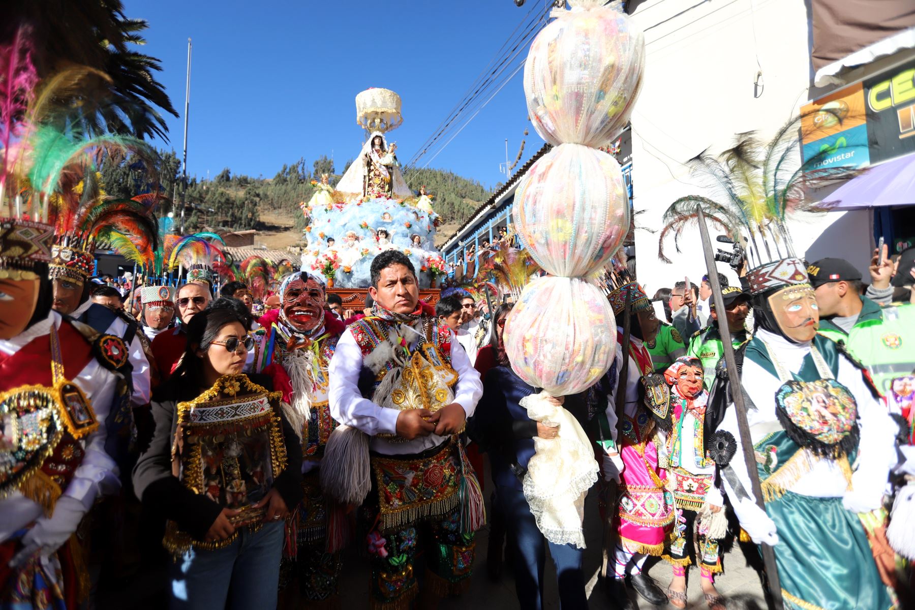 Hoy es la fecha central de la festividad de la Virgen del Carmen de Paucartambo, en la región Cusco. Foto: ANDINA/Cortesía Percy Hurtado Santillán