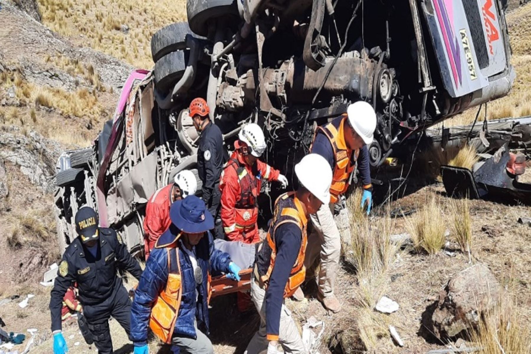 Provías Nacional informó que la vía donde ocurrió el accidente de tránsito ya está transitable.