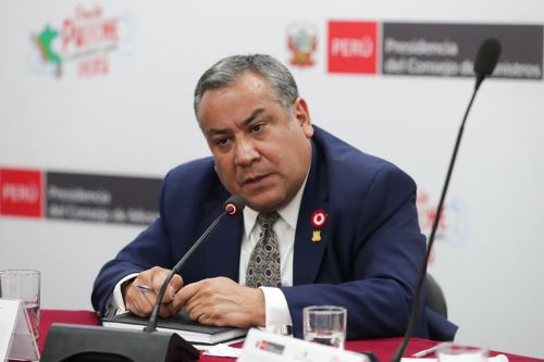 Gustavo Adrianzén, presidente del Consejo de Ministros. Foto: ANDINA/difusión.