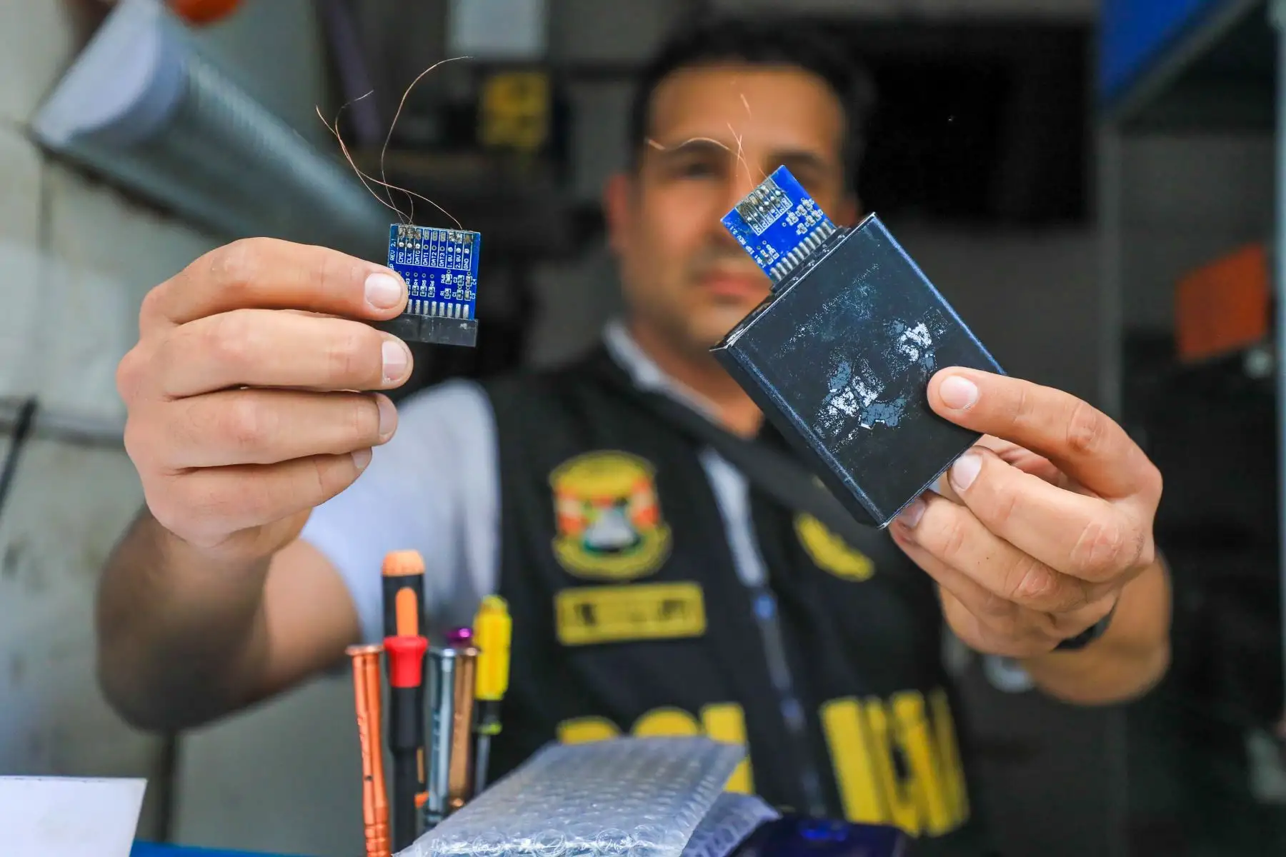 Cerca de 300 celulares fueron incautados en Megaoperativo conjunto entre la MML y PNP. Foto: ANDINA/Difusión