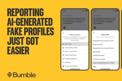 Usuarios de Bumble se quejan del uso de inteligencia artificial en perfiles de otros usuarios.
