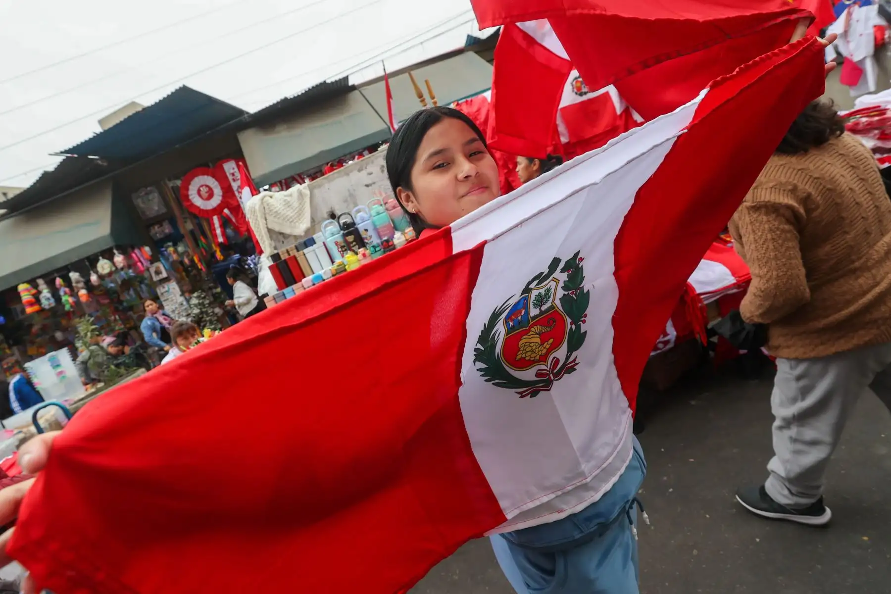 Las banderas medianas son las más solicitadas porque tienen el tamaño ideal para las viviendas; en cambio, las de tamaño grande tienen menor salida porque son adquiridas para las empresas e instituciones públicas.

Foto:ANDINA/Juan Carlos Guzmán Negrini