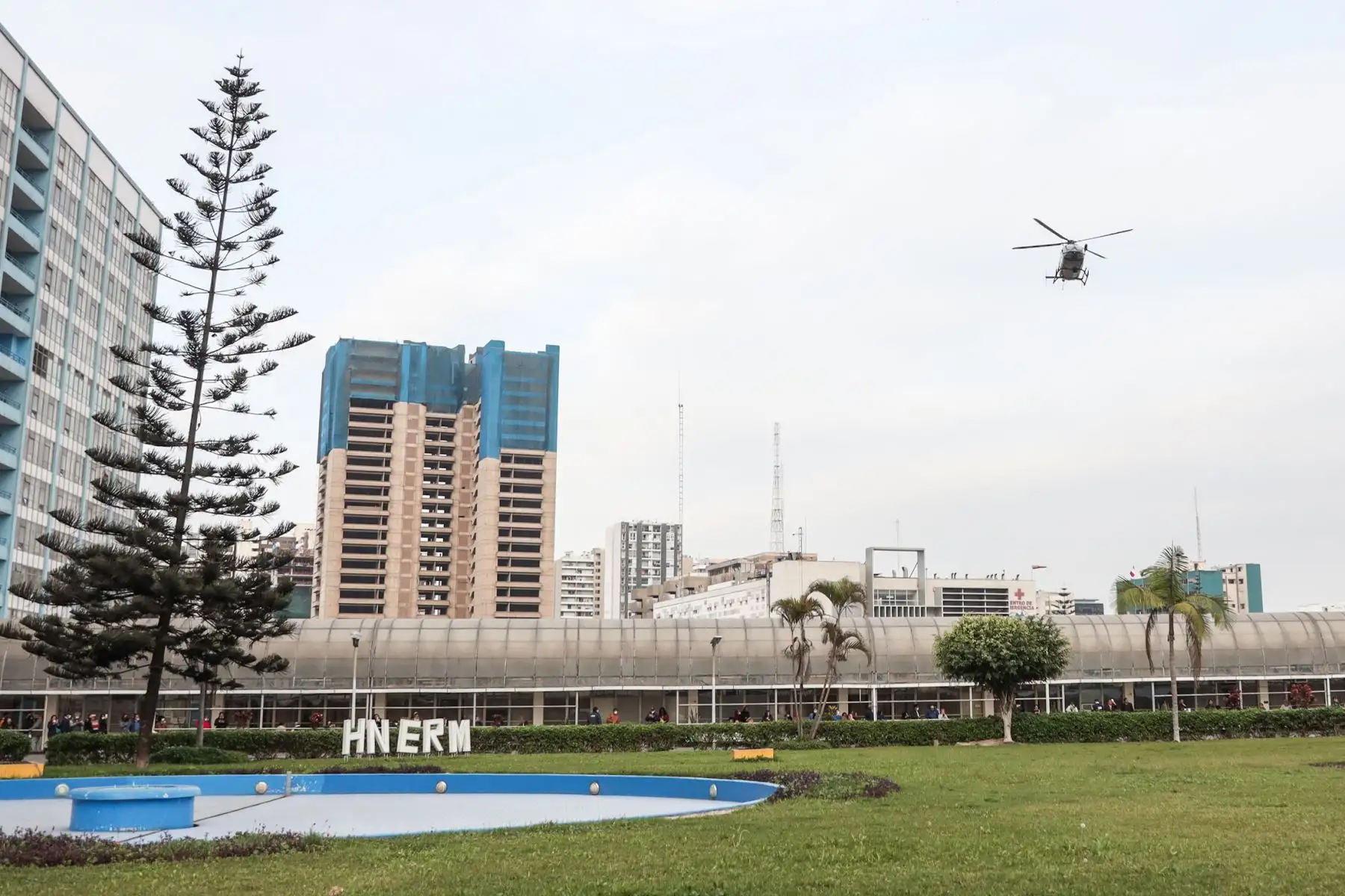Helicóptero de la Diravpol llega al hospital Rebagliati con órganos para salvar la vida de pacientes en lista de espera. Foto: ANDINA/ Connie Calderon