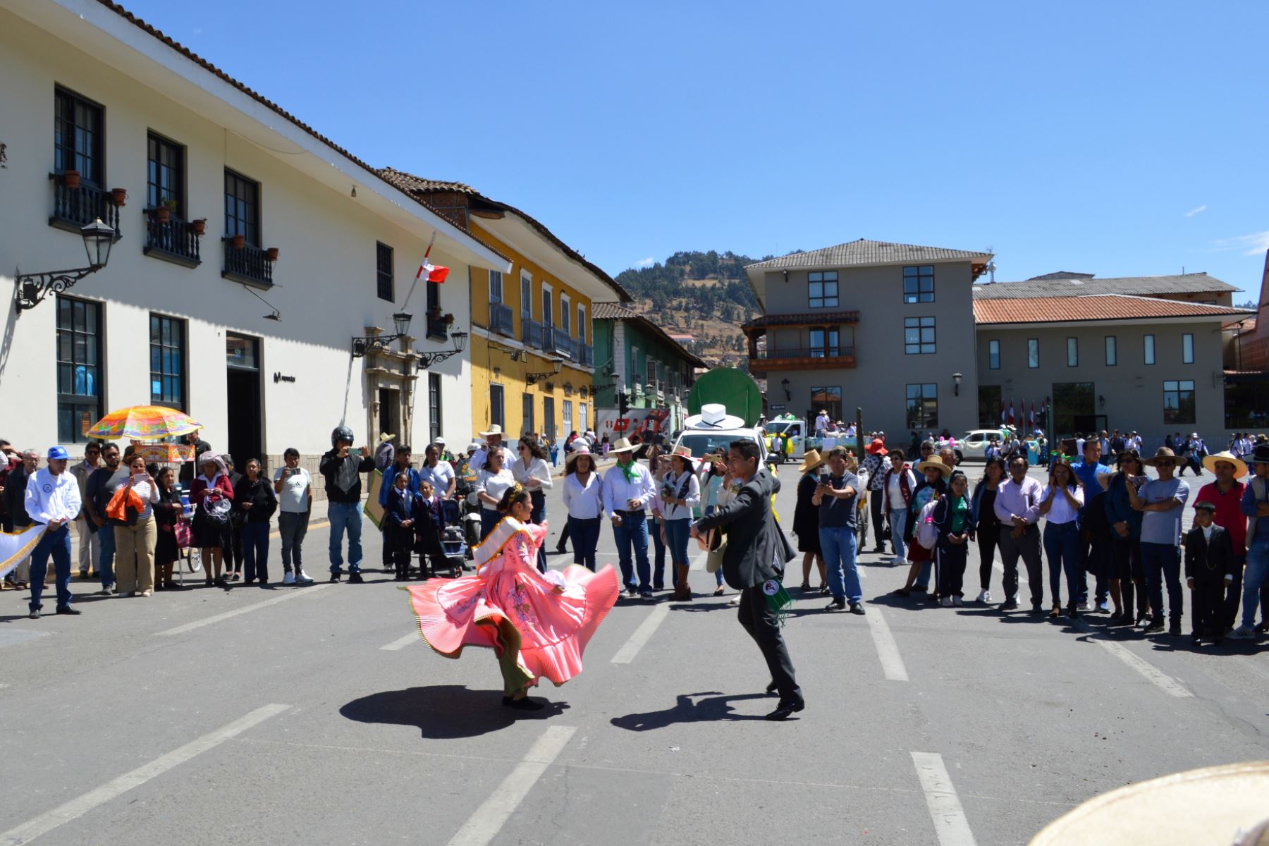 “Hemos iniciado la feria con este pregón por las calles de Cajamarca", afirmó el comisario de la Fongal, Henry Collantes. Foto: ANDINA/Cortesía Eduard Lozano