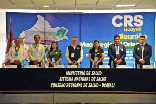 Se desarrolla en Pucallpa (Ucayali) la primera reunión del Consejo Regional de Salud, con la participación de funcionarios del Minsa y de regiones de la Amazonía peruana. Foto: ANDINA/difusión.