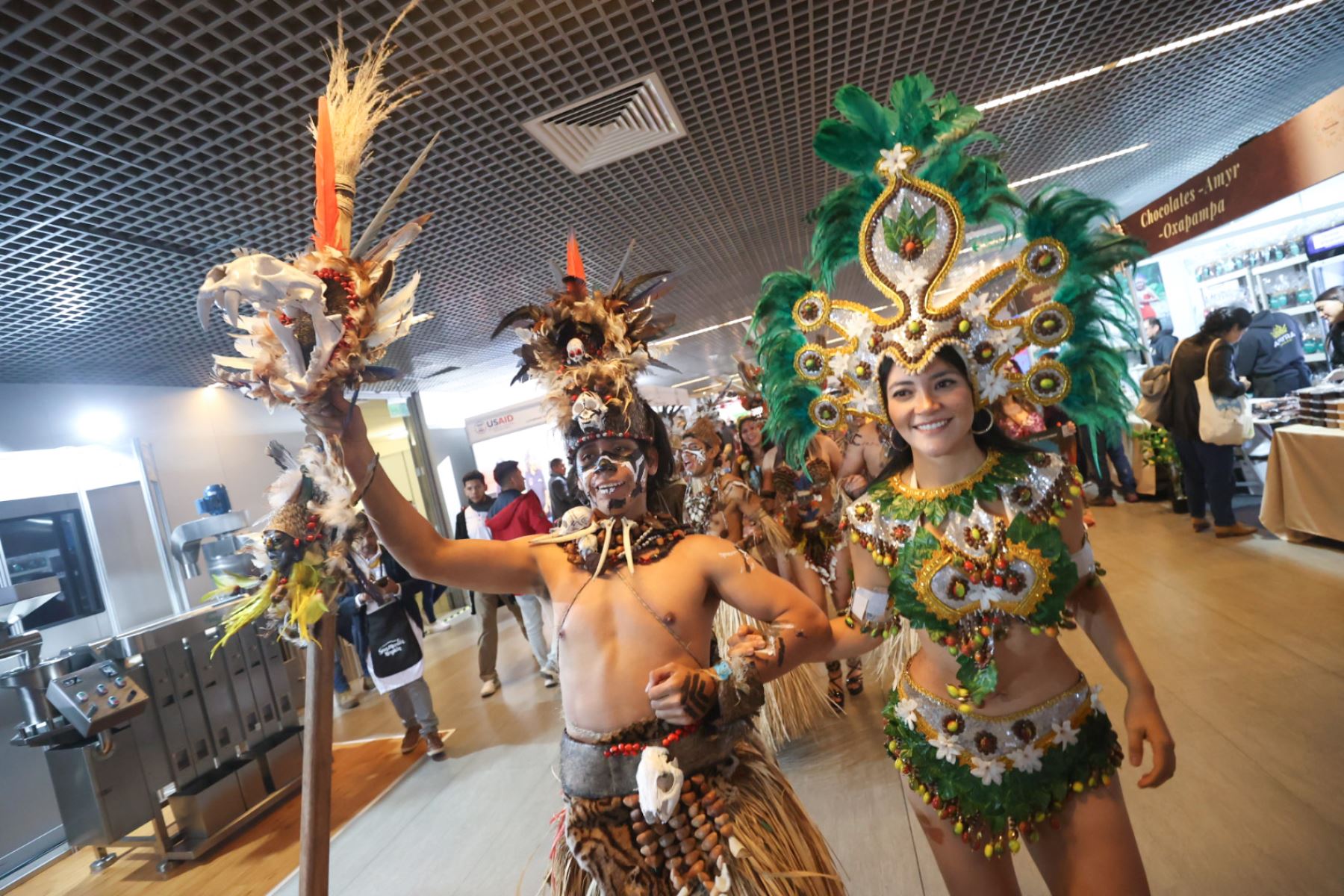 Con la presencia de los ministros de la Producción y Comercio Exterior y Turismo se inaugura el XV Salón del Cacao y Chocolate Internacional 2024. Foto: ANDINA/Juan Carlos Guzmán