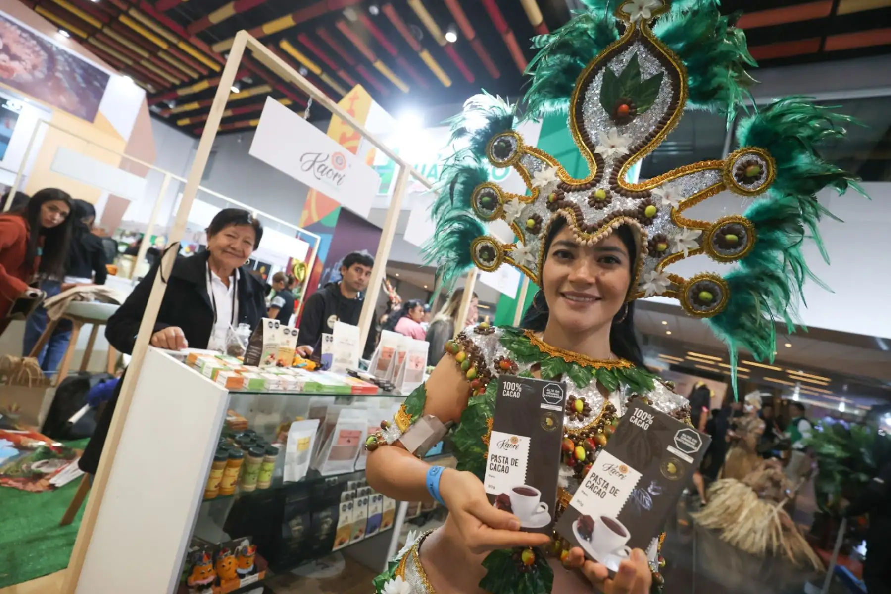 Con la presencia de los ministros de la Producción y Comercio Exterior y Turismo se inaugura el XV Salón del Cacao y Chocolate Internacional 2024. Foto: ANDINA/Juan Carlos Guzmán
