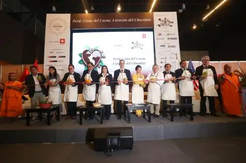 ANDINA/Juan Carlos Guzmán. Inauguración del Salón del Chocolate fue una fiesta por gran crecimiento en exportaciones