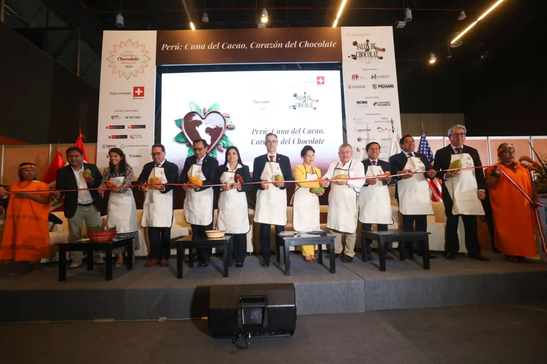 ANDINA/Juan Carlos Guzmán. Inauguración del Salón del Chocolate fue una fiesta por gran crecimiento en exportaciones