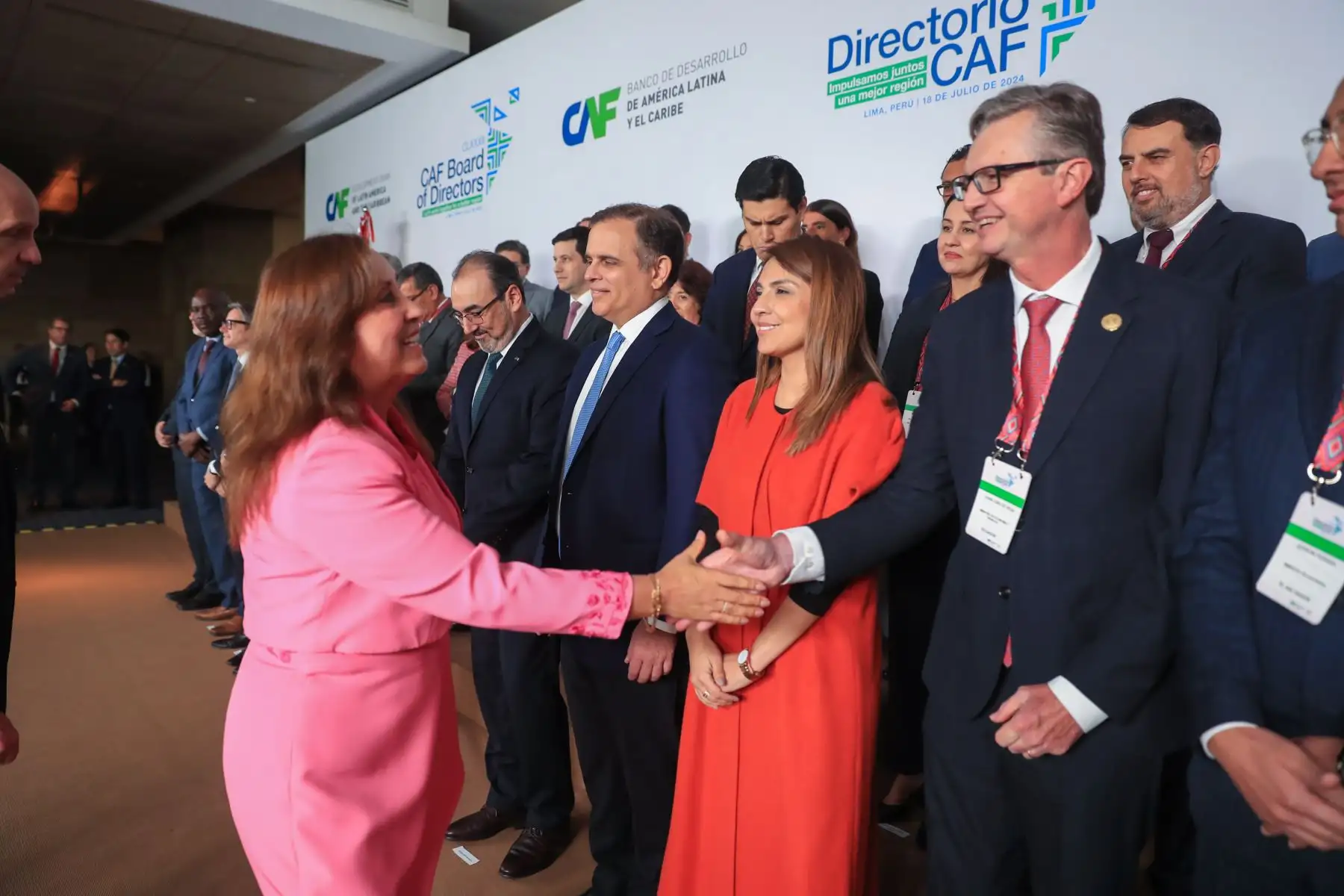 CLXXXII reunión del directorio de CAF - Banco de Desarrollo de América Latina y el Caribe. Foto: ANDINA/Prensa Presidencia