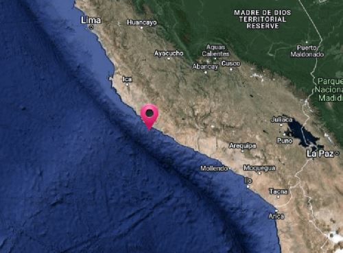 Epicentro del temblor de magnitud 4.1 registrado hoy viernes 19 de julio se localizó cerca del distrito de Lomas, en Arequipa.