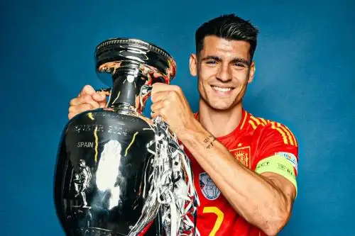 Álvaro Morata delantero español.