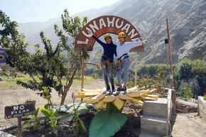 La villa de Lunahuaná, en Cañete, ofrece espacios para el relax y el canotaje. Foto: Cortesía