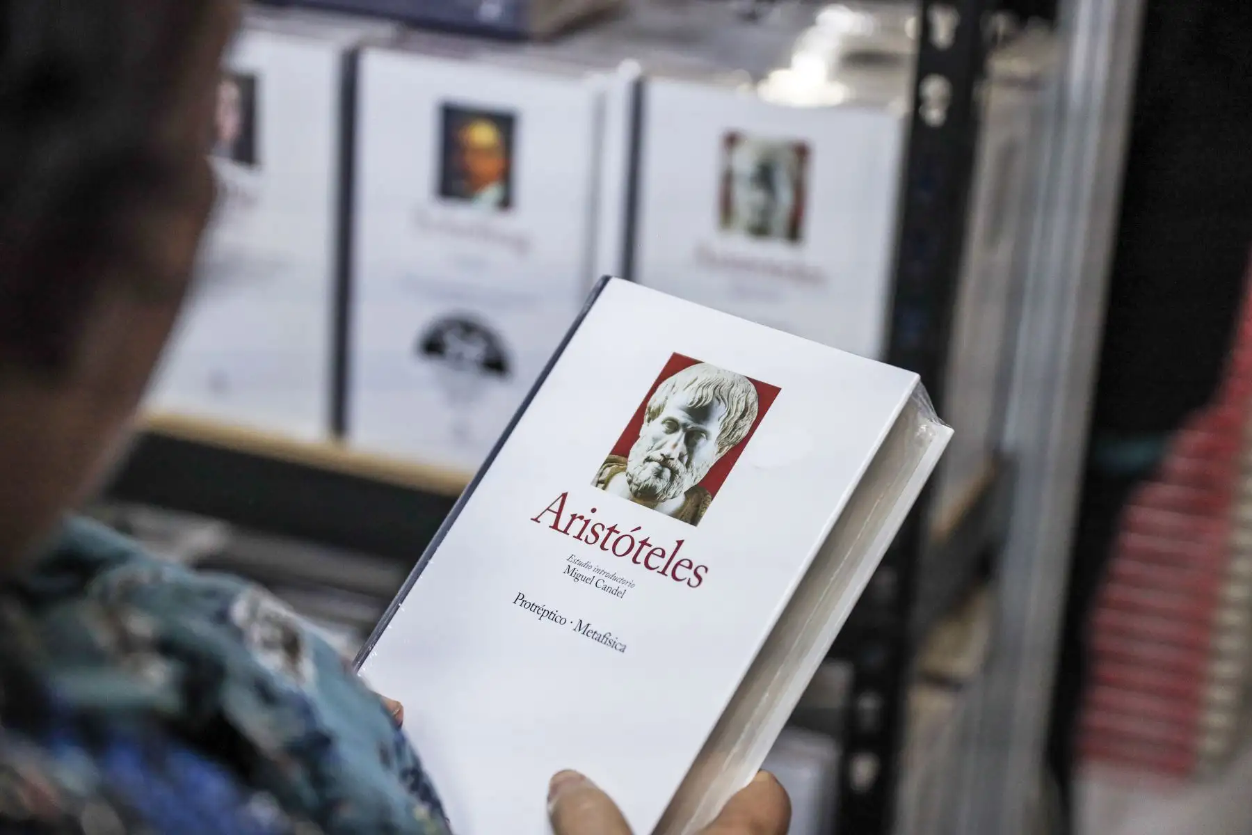 Los libros de filosofía son buscados por profesores y académicos de distintas universidades del país. Foto: ANDINA/Connie Calderon