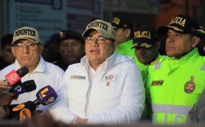 El ministro del Interior, Juan José Santiváñez, detalló que Contingente policial estará a cargo de la seguridad permanente tanto del damero A como del damero B, durante las 24 horas del día, 