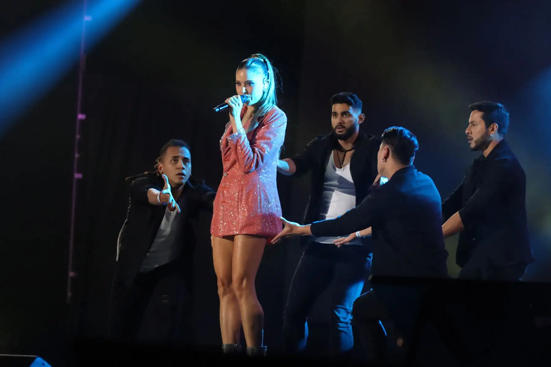 Concierto La Despedida 2024 de Nubeluz en el estadio de San Marcos.
Almendra Gomelsky, Lily Braun y Xiomi Xibille y  todo el elenco original del popular programa infantil se despiden de sus fans.
Foto: ANDINA / Lino Chipana.