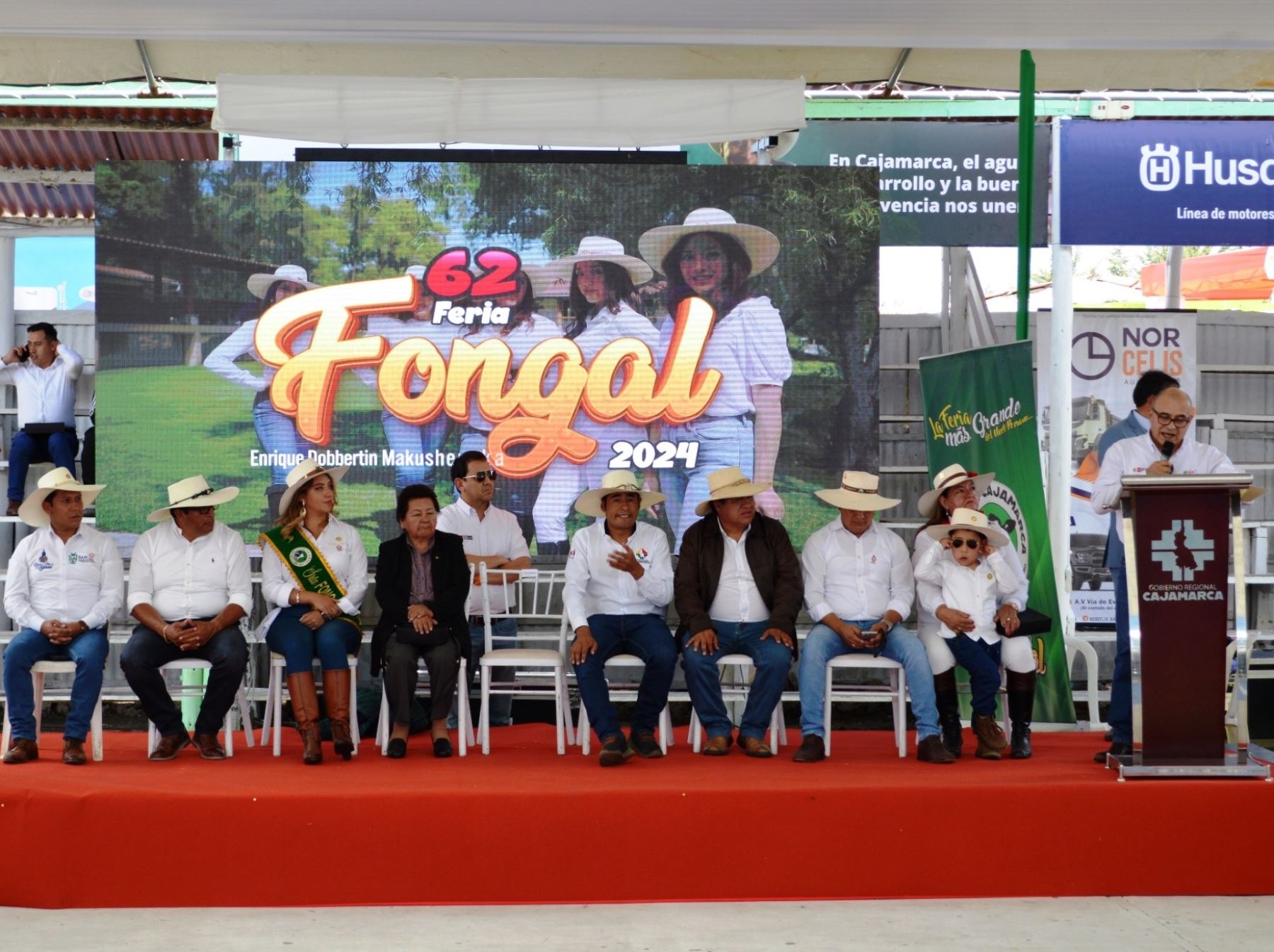 Midagri inauguró ayer en Cajamarca la tradicional feria Fongal que exhibe el mejor ganado lechero del norte del país. ANDINA/Difusión