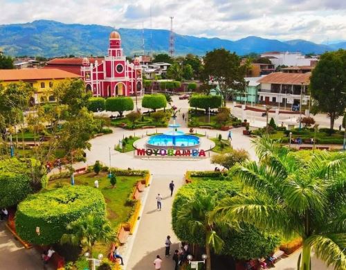 La ciudad de Moyobamba, región San Martín, inició el último fin de semana las actividades centrales por el 484° aniversario de fundación española. ANDINA/Difusión