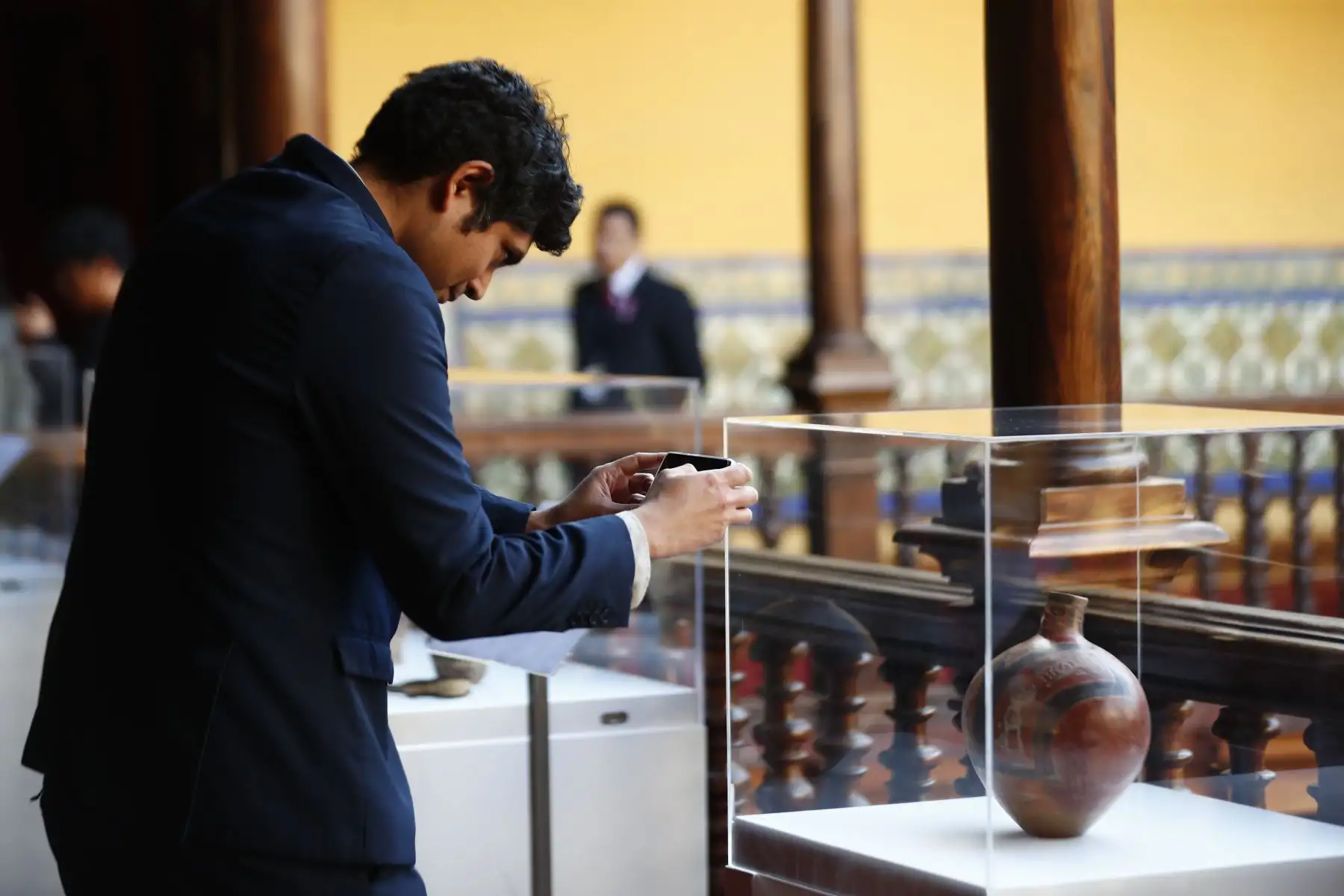 33 bienes culturales históricos del Perú fueron repatriados desde el extranjero por el Ministerio de Relaciones Exteriores, y entregados al Ministerio de Cultura en ceremonia especial y exhibición realizada en el palacio de Torre Tagle. Foto: ANDINA/Daniel Bracamonte