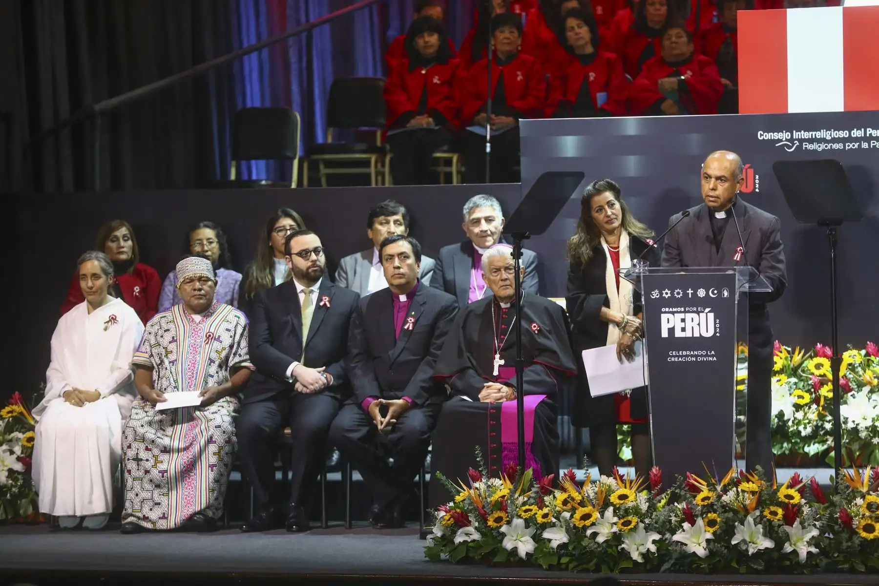 Presidenta de la república participó en la Ceremonia “Oramos por el Perú 2024: Celebrando la Creación Divina” con ocasión de la conmemoración del 203 aniversario de la Independencia Nacional. Foto: ANDINA/Prensa Presidencia