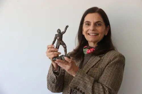 "Apellidarse Bolognesi es ciertamente un honor que conlleva obligaciones", señala la tataranieta del héroe nacional. Fotos:  ANDINA/Juan Carlos Guzmán.