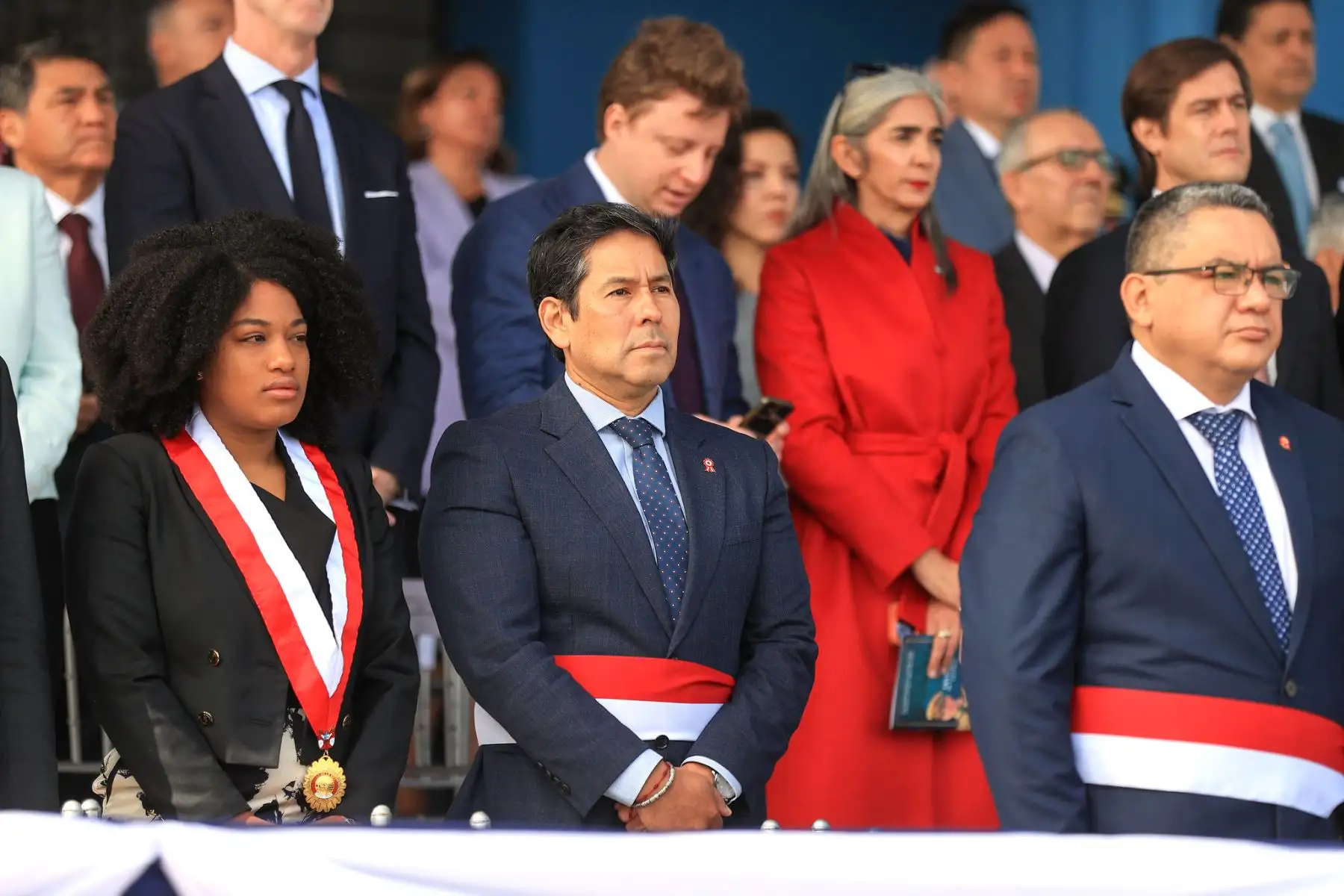 La presidenta Dina Boluarte participa en el 83° aniversario de la inmolación del capitán FAP José Abelardo Quiñones Gonzales y Día de la Fuerza Aérea del Perú.
Foto: ANDINA/Prensa Presidencia