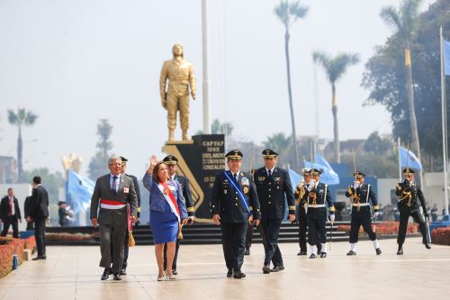 La presidenta Dina Boluarte participa en el 83° aniversario de la inmolación del capitán FAP José Abelardo Quiñones Gonzales y Día de la Fuerza Aérea del Perú