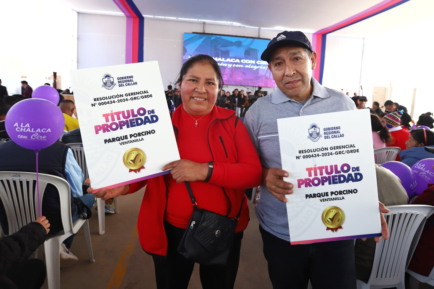 Familias del Callao se beneficiaron con títulos de propiedad y kits de pesca entregados por el gobierno regional. Foto: GR Callao/Difusión.