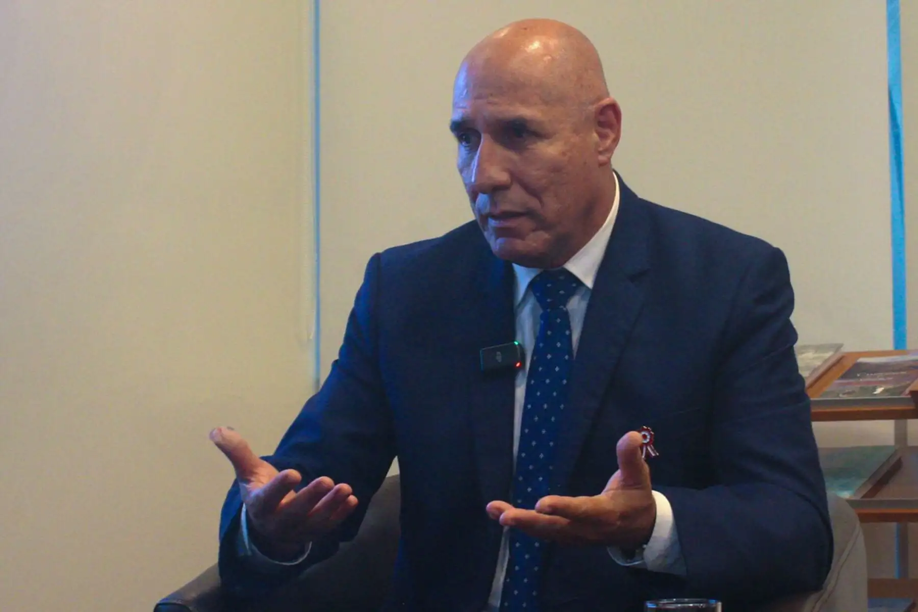 Alto comisionado contra la minería ilegal, Rodolfo García. ANDINA/Difusión