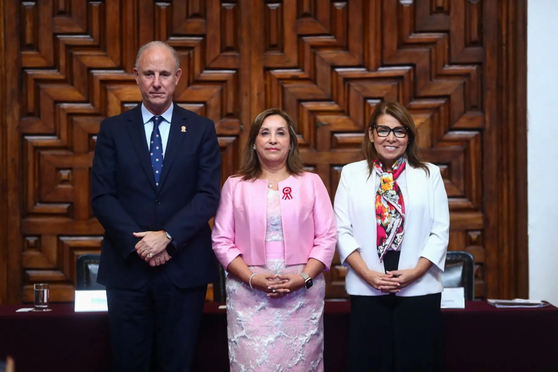La presidenta Dina Boluarte participa en la ceremonia de lanzamiento de las becas APEC Ciudadano Microsoft. Foto: ANDINA/ Prensa Presidencia