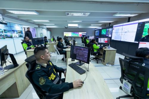 Municipalidad de Lima refuerza seguridad con más de 4,000 cámaras de videovigilancia. Foto: ANDINA/Difusión.