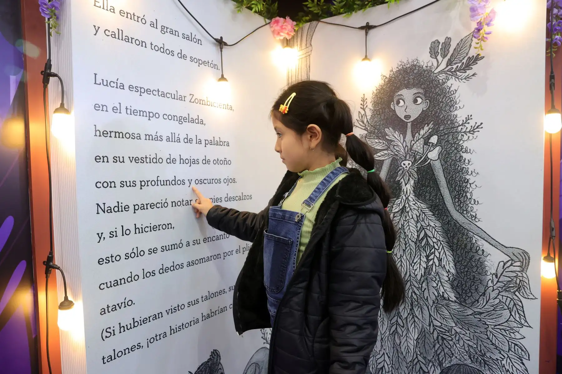El publico infantil cuenta con muchos espacios para conectarse con la lectura. Foto: ANDINA/Melina Mejía