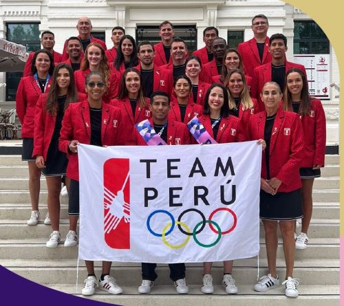 El Team Perú listo para ser parte de la ceremonia inaugural