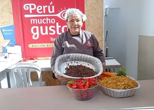 A las 14:00 horas de hoy viernes 26 de julio se inaugura oficialmente en Tacna la feria Perú Mucho Gusto. El certamen gastronómico espera la asistencia de más de 48,000 personas. ANDINA/Difusión