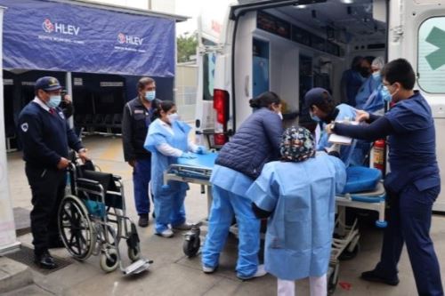 Hospital de Lima Este-Vitarte realizó simulacro para mejorar capacidad de respuesta ante un accidente de gran magnitud.