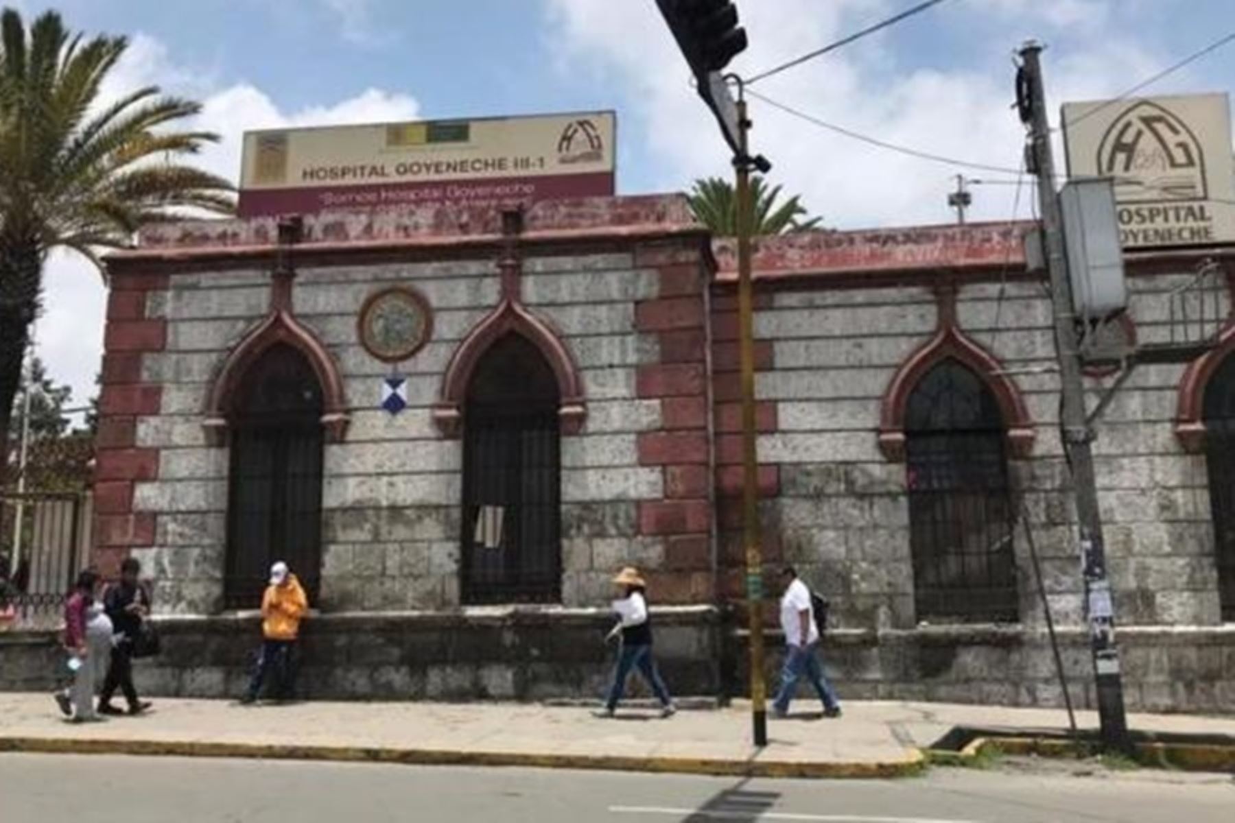 Hospital Goyeneche en la ciudad de Arequipa