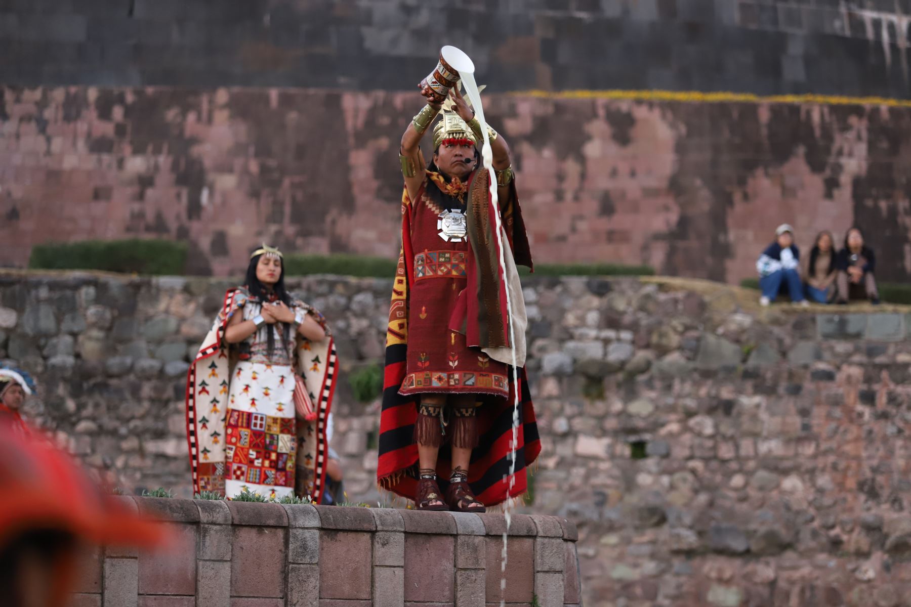 tradicional “Wata Qallariy” en el sitio arqueológico de Moray . Foto: ANDINA/Difusión