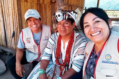 El equipo de salud llegó al distrito del Perené, en la selva central, para atender a comunidades nativas. Foto: ANDINA/Minsa
