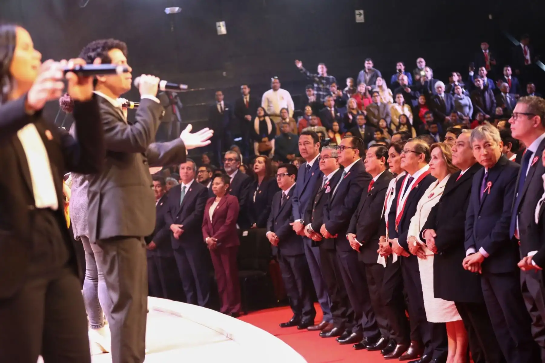 Presidenta Dina Boluarte participa de la ceremonia 
de acción de gracias por el Perú. Foto:ANDINA/Prensa Presidencia