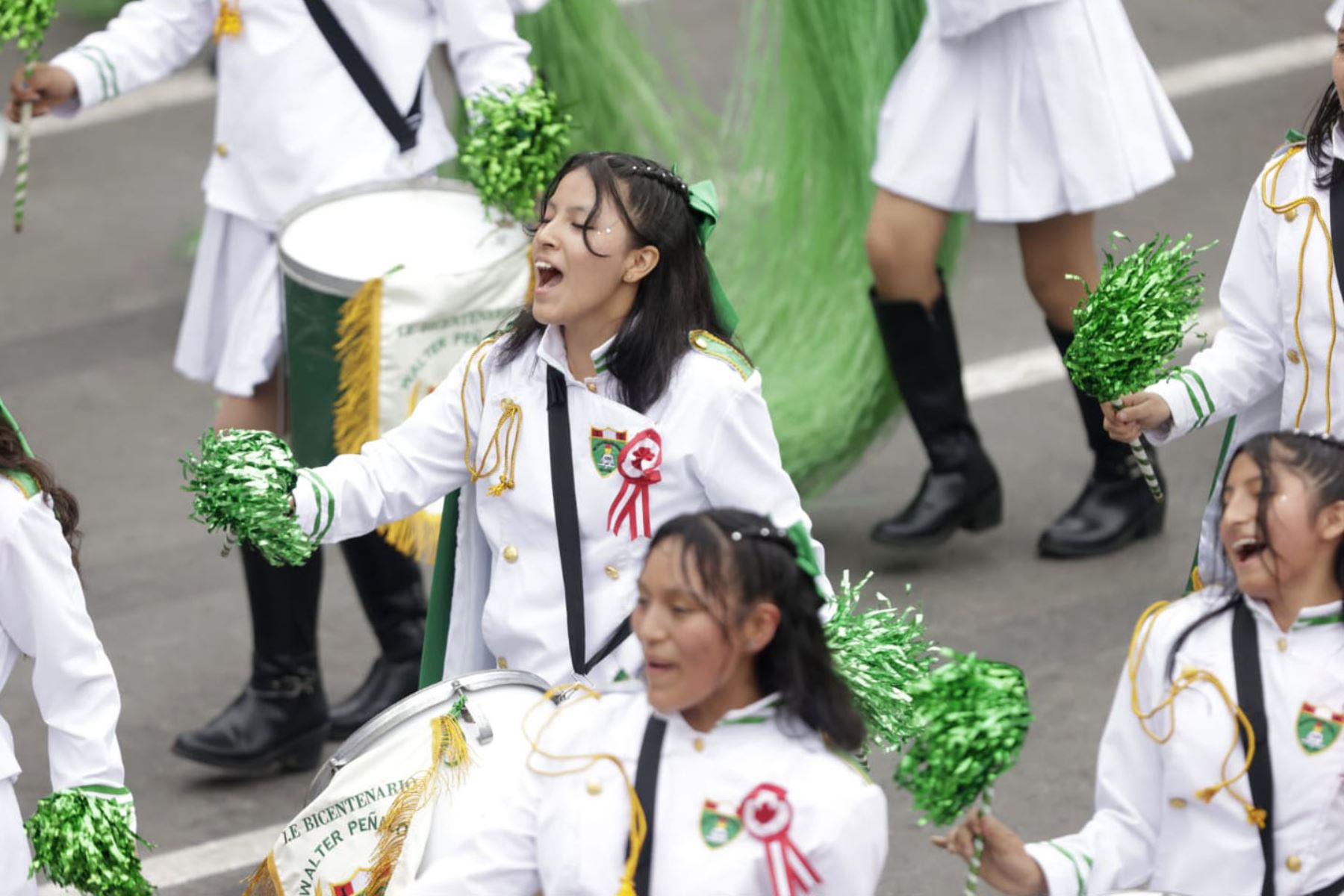 Escolares de Huaycán fueron ovacionados en Gran Parada Cívico Militar 2024: Foto: ANDINA