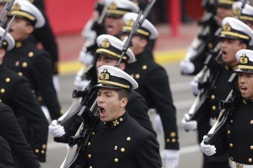 Fiestas Patrias 2024: Marina de Guerra del Perú hace su paso en la Gran Parada y desfile cívico militar