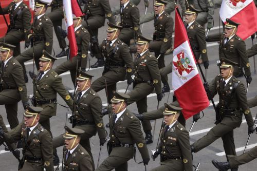 Ejercito del Perú participa en la Gran Parada y Desfile Cívico Militar 2024 como parte de los actos conmemorativos por el 203° aniversario de la Independencia del Perú. Foto: ANDINA/ Luis Iparraguirre