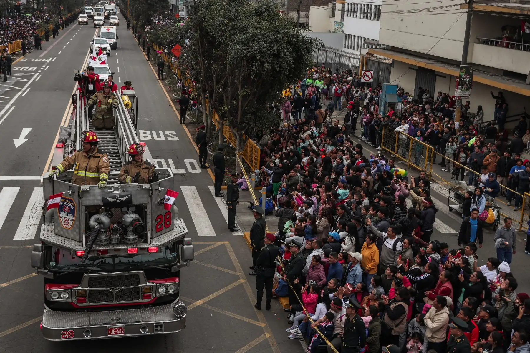 Multitudinaria asistencia a la Gran Parada y Desfile Cívico Militar por Fiestas Patrias 2024. Foto: ANDINA/ Connie Calderon