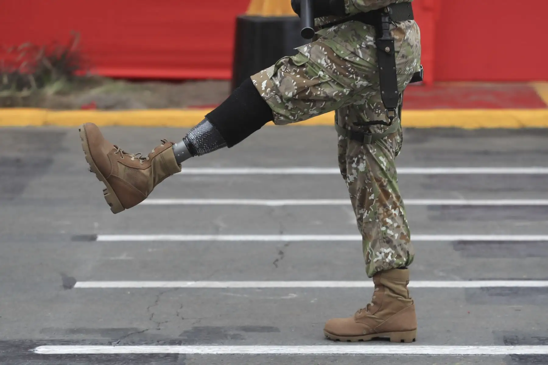 Veteranos de Guerra y de la Pacificación Nacional participan en la Gran Parada y Desfile Cívico Militar 2024 como parte de los actos conmemorativos por el 203° aniversario de la Independencia del Perú. Foto: ANDINA/Prensa Presidencia