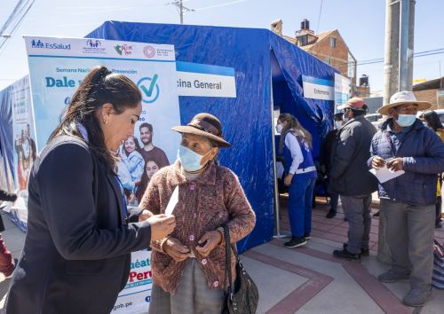 Hospital Perú de EsSalud brindará más de 2,000 atenciones en el distrito de Llochegua, provincia de Huanta, región Ayacucho, como parte de la campaña cívica multisectorial que organiza las Fuerzas Armadas desde el 1 al 6 agosto. ANDINA/Difusión
