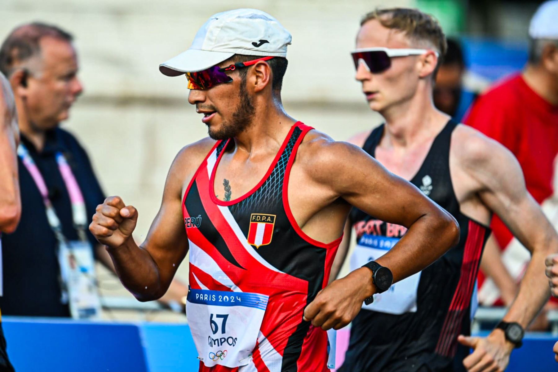 Luis Henry Campos compitiendo en los Juegos Olímpicos París 2024. Foto: ANDINA/Difusión