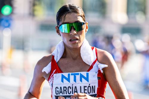 Kimberly García, marchista peruana.