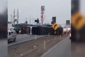 Accidente en Lurín. ANDINA/Difusión