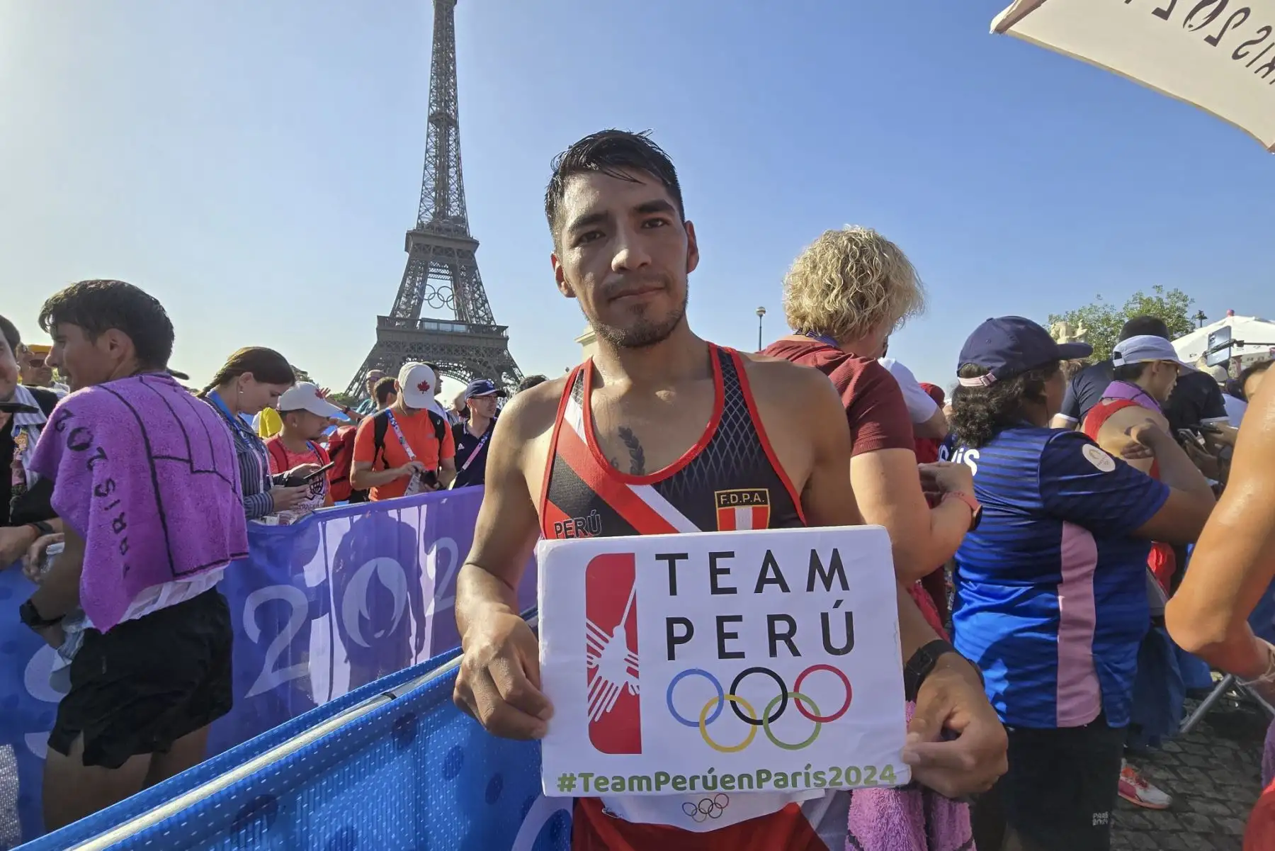 Luis Henry Campos ocupó el puesto 26 de la marcha atlética masculina de los Juegos Olímpicos 2024.

Foto: ANDINA/COI